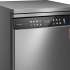 Посудомоечная машина WEISSGAUFF DW 6138 Touch Inverter Autoopen,  полноразмерная, напольная, 59.8см, загрузка 15 комплектов, серебристая [436083]